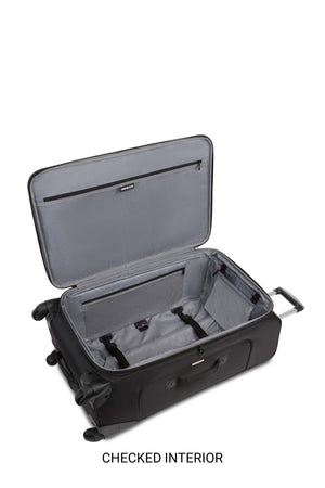 SWISSGEAR Sion 6283 Expandable 2 Piece Spinner Luggage Set - Black Adjustable clothing tie-down straps that help prevent shifting of contents