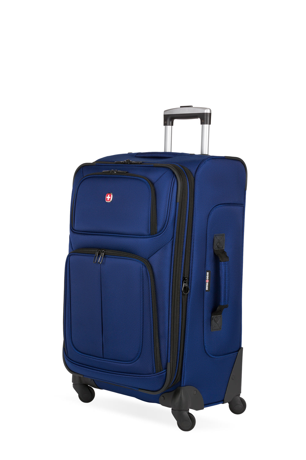 SWISSGEAR - Sion Medium Checked Spinner - Blue - 01