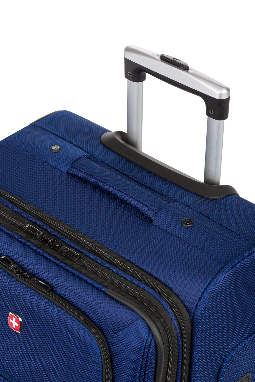 SWISSGEAR - Sion Medium Checked Spinner - Blue - 10