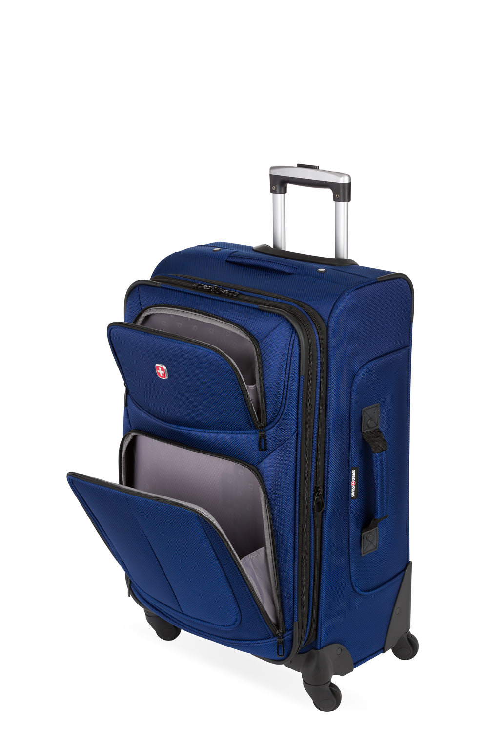 SWISSGEAR - Sion Medium Checked Spinner - Blue - 13