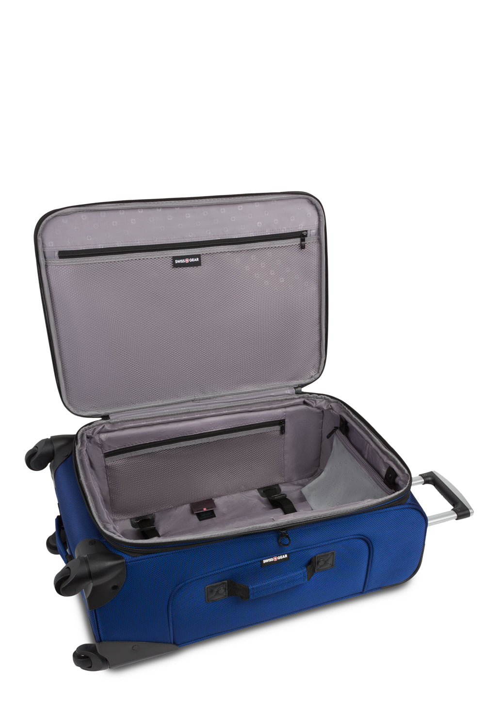 SWISSGEAR - Sion Medium Checked Spinner - Blue - 06