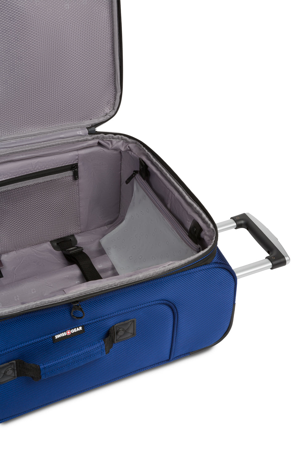 SWISSGEAR - Sion Medium Checked Spinner - Blue - 12
