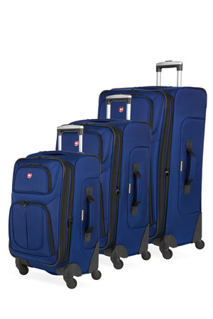 SWISSGEAR Sion 6283 Expandable 3pc Spinner Luggage Set - Blue