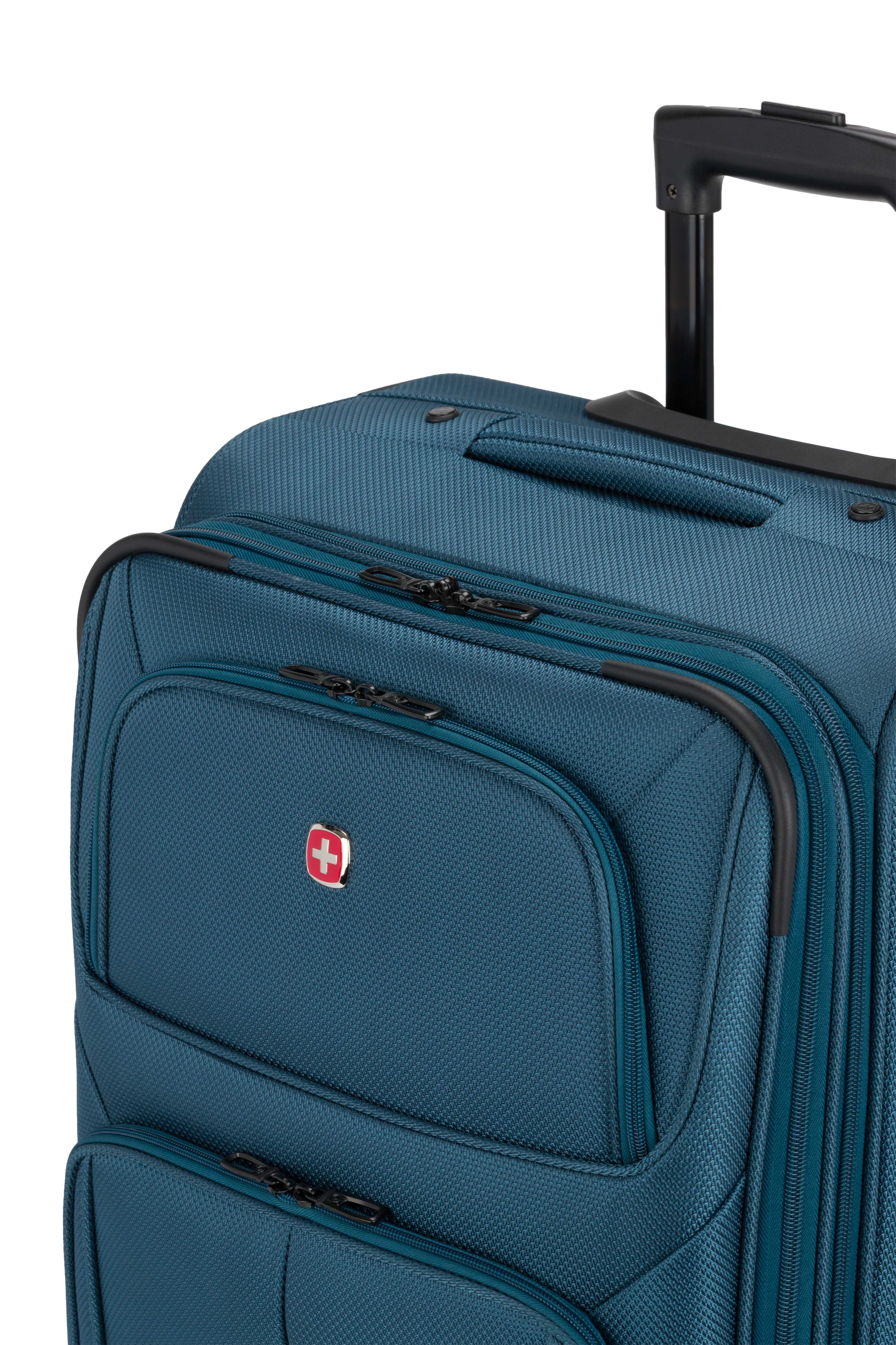 SWISSGEAR - Sion Medium Checked Spinner - Atlas Blue - 07
