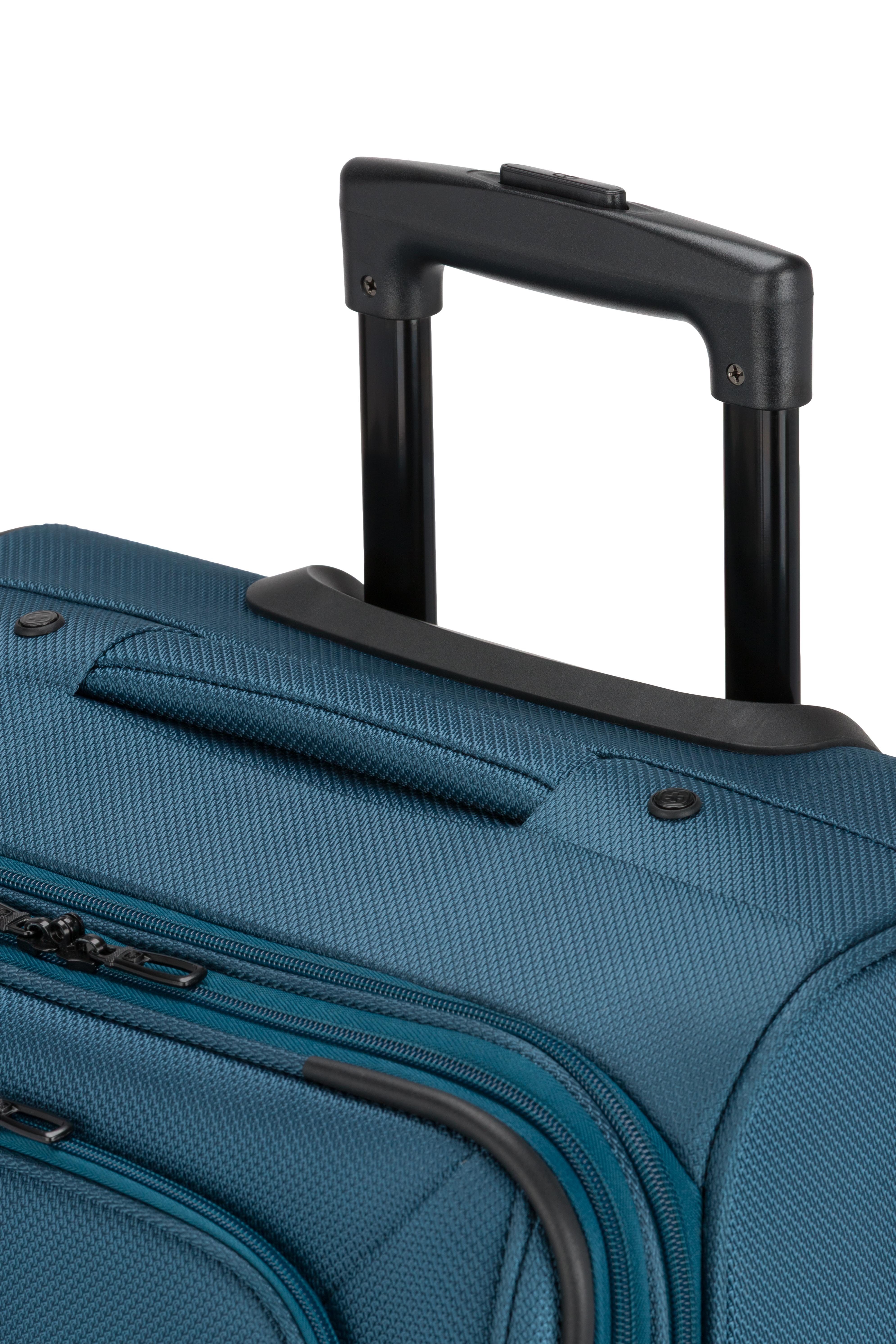 SWISSGEAR - Sion Medium Checked Spinner - Atlas Blue - 08