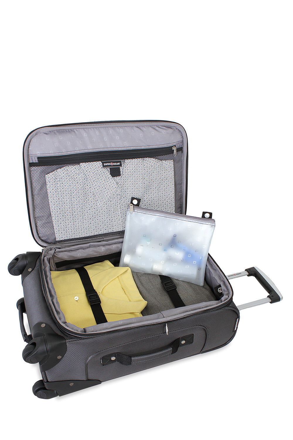 SWISSGEAR - Sion Carry-On Spinner - Dark Grey - 03