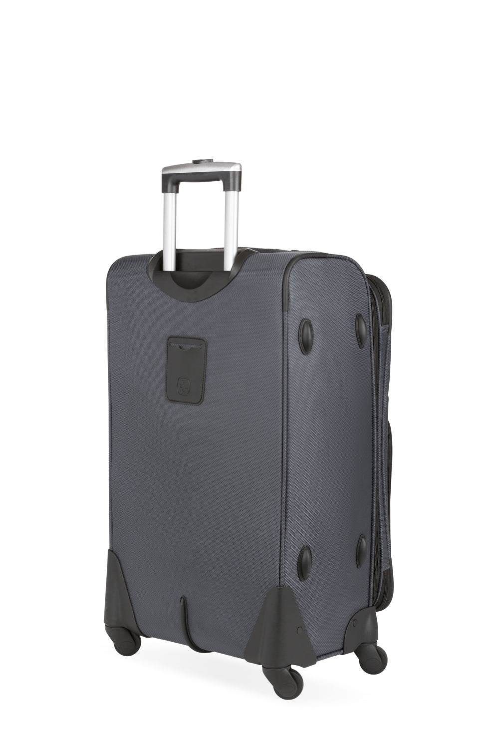 SWISSGEAR - Sion Medium Checked Spinner - Dark Grey - 02