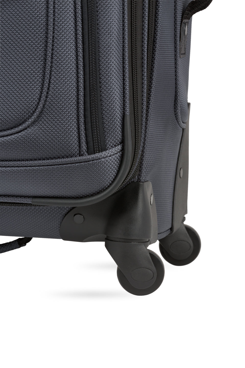 SWISSGEAR - Sion Medium Checked Spinner - Dark Grey - 08