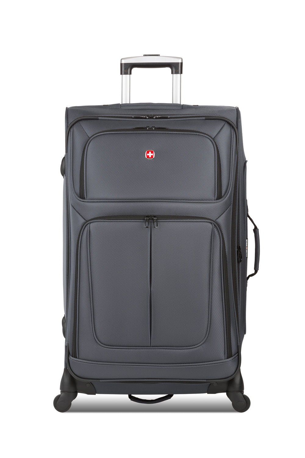 SWISSGEAR - Sion Large Checked Spinner - Dark Grey - 03