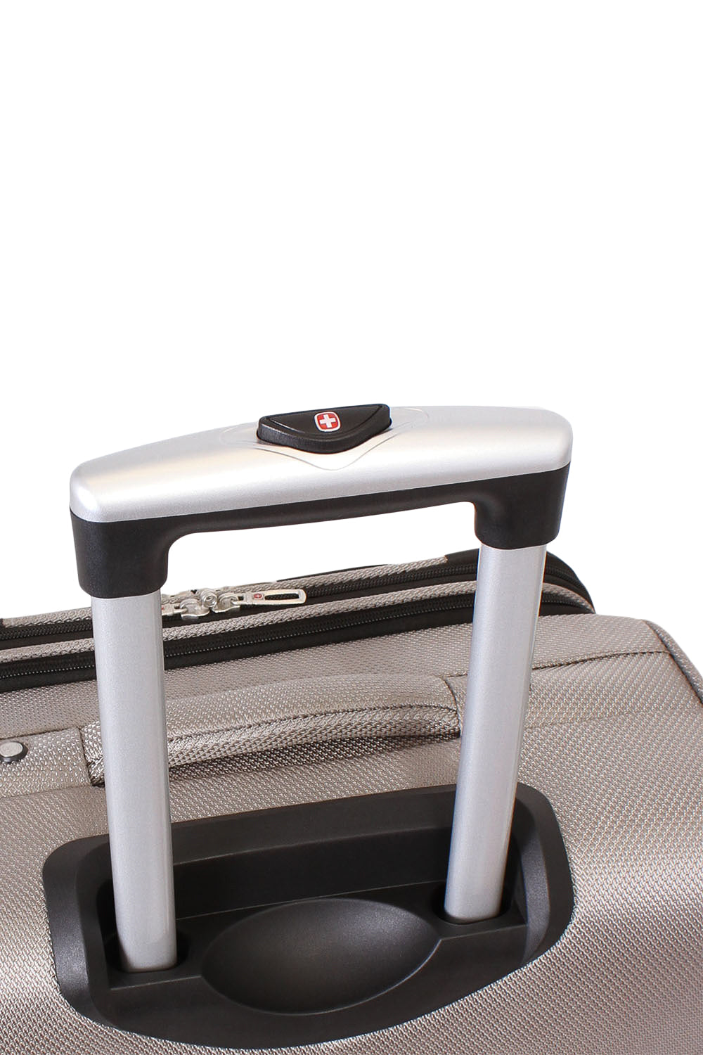 SWISSGEAR - Sion Medium Checked Spinner - Pewter - 05