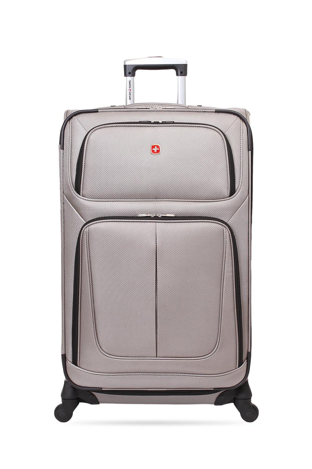 SWISSGEAR - Sion Large Checked Spinner - Pewter - 03