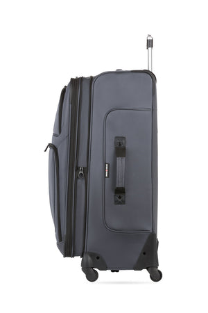 SWISSGEAR Sion 6283 Expandable 3pc Spinner Luggage Set - Dark Gray Expands for additional interior space 