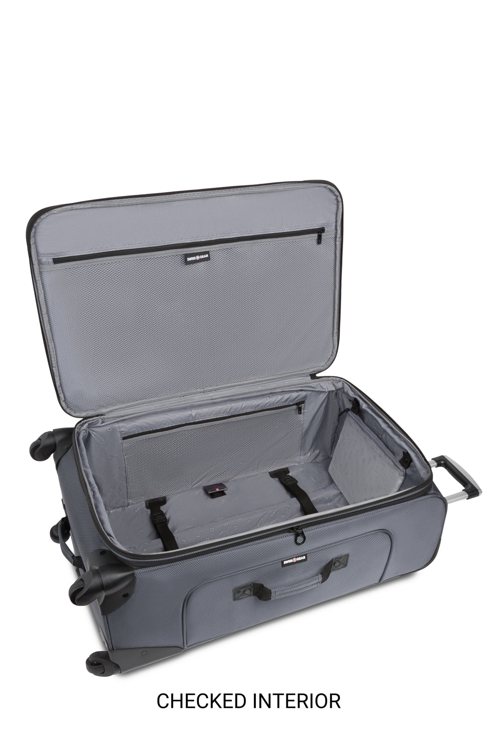 SWISSGEAR Sion 6283 Expandable 3pc Spinner Luggage Set - Dark Grey