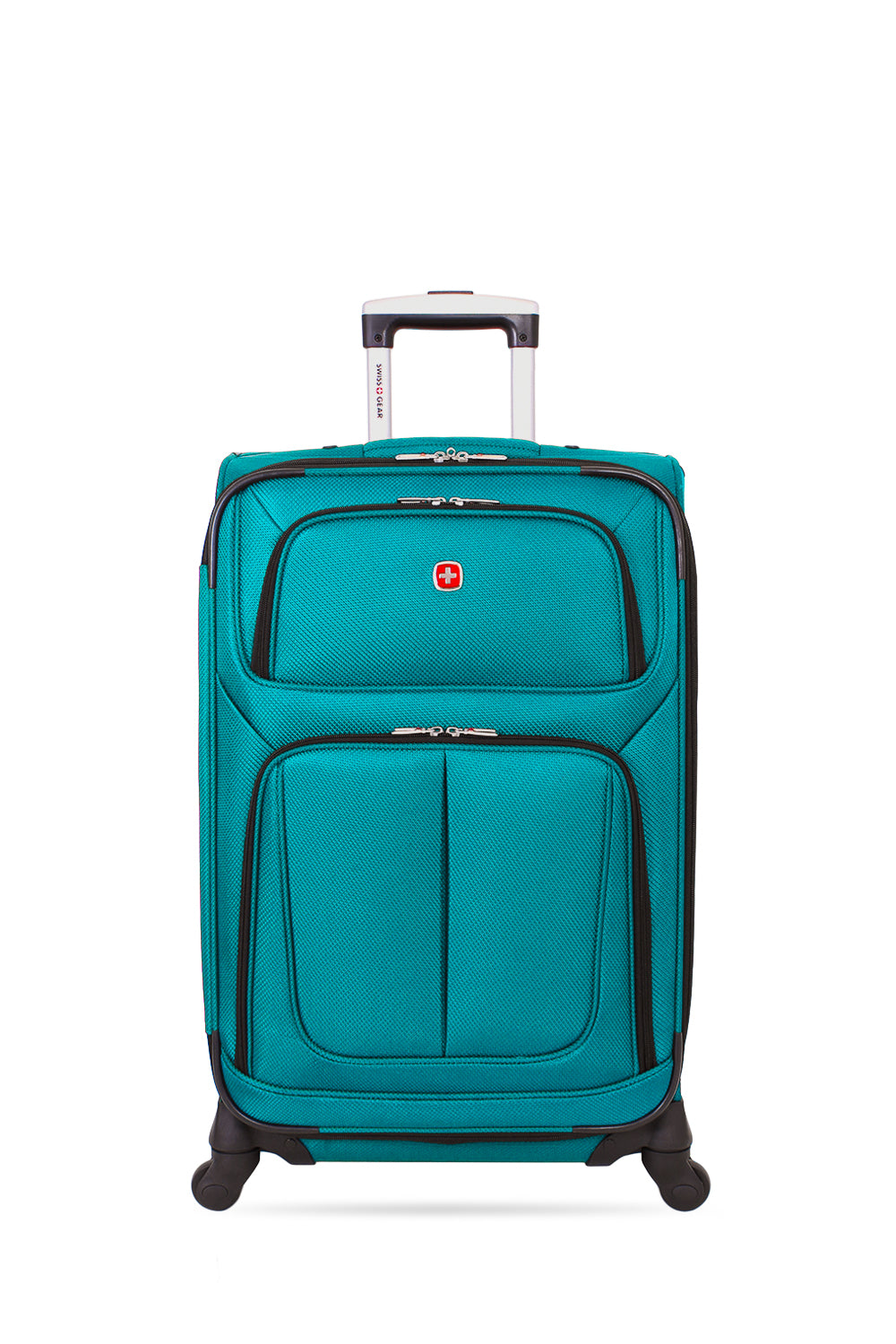 SWISSGEAR - Sion Medium Checked Spinner - Teal - 03