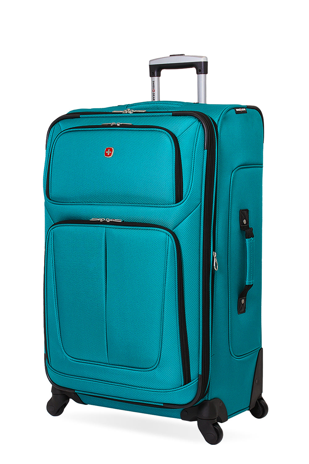SWISSGEAR - Sion Large Checked Spinner - Teal - 01