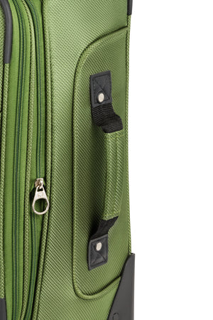 SWISSGEAR Sion 6283 21 inch Expandable Carry On Spinner Luggage - Evergreen Reinforced padded side handle