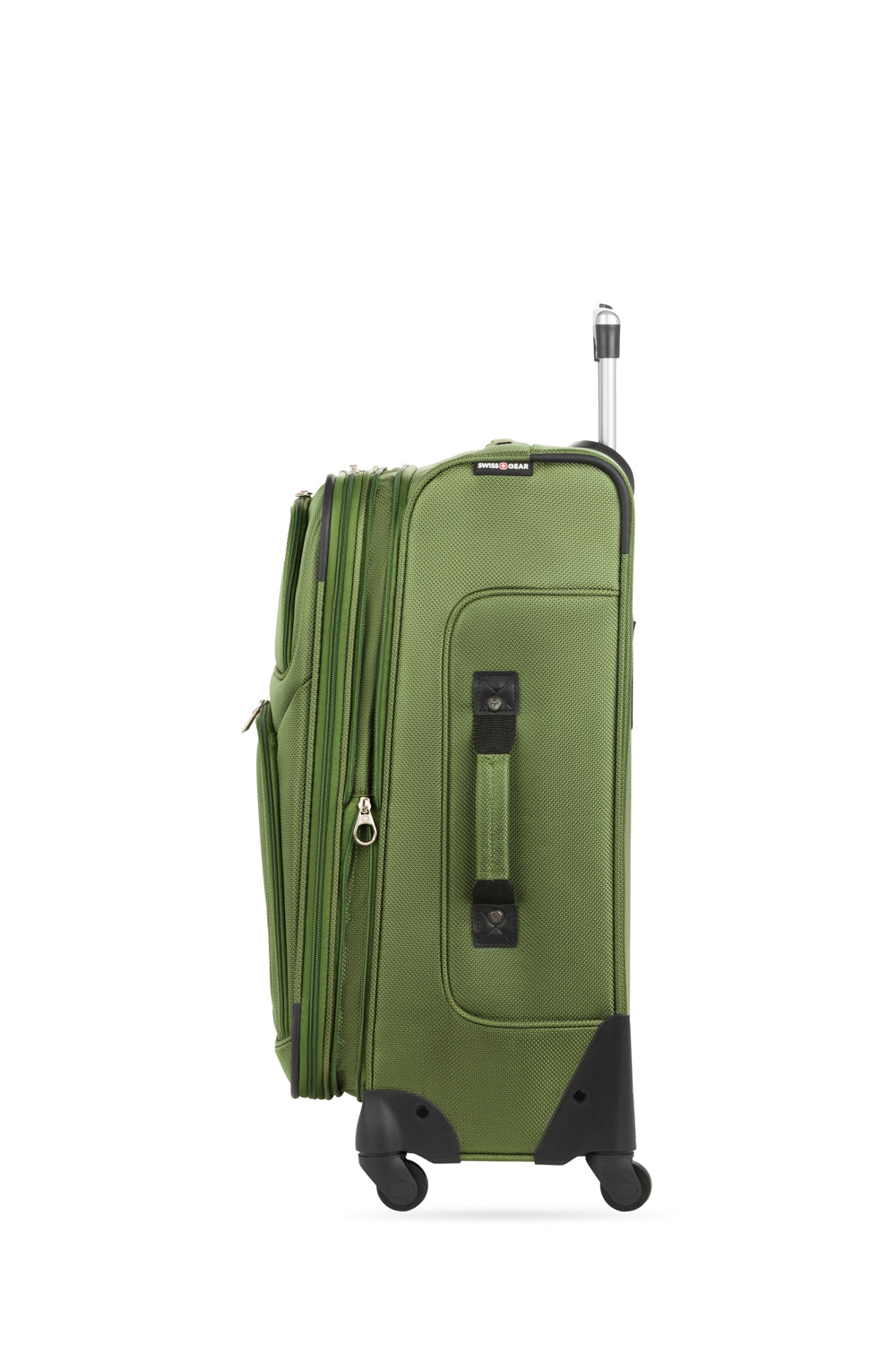 SWISSGEAR - Sion Medium Checked Spinner - Evergreen - 06