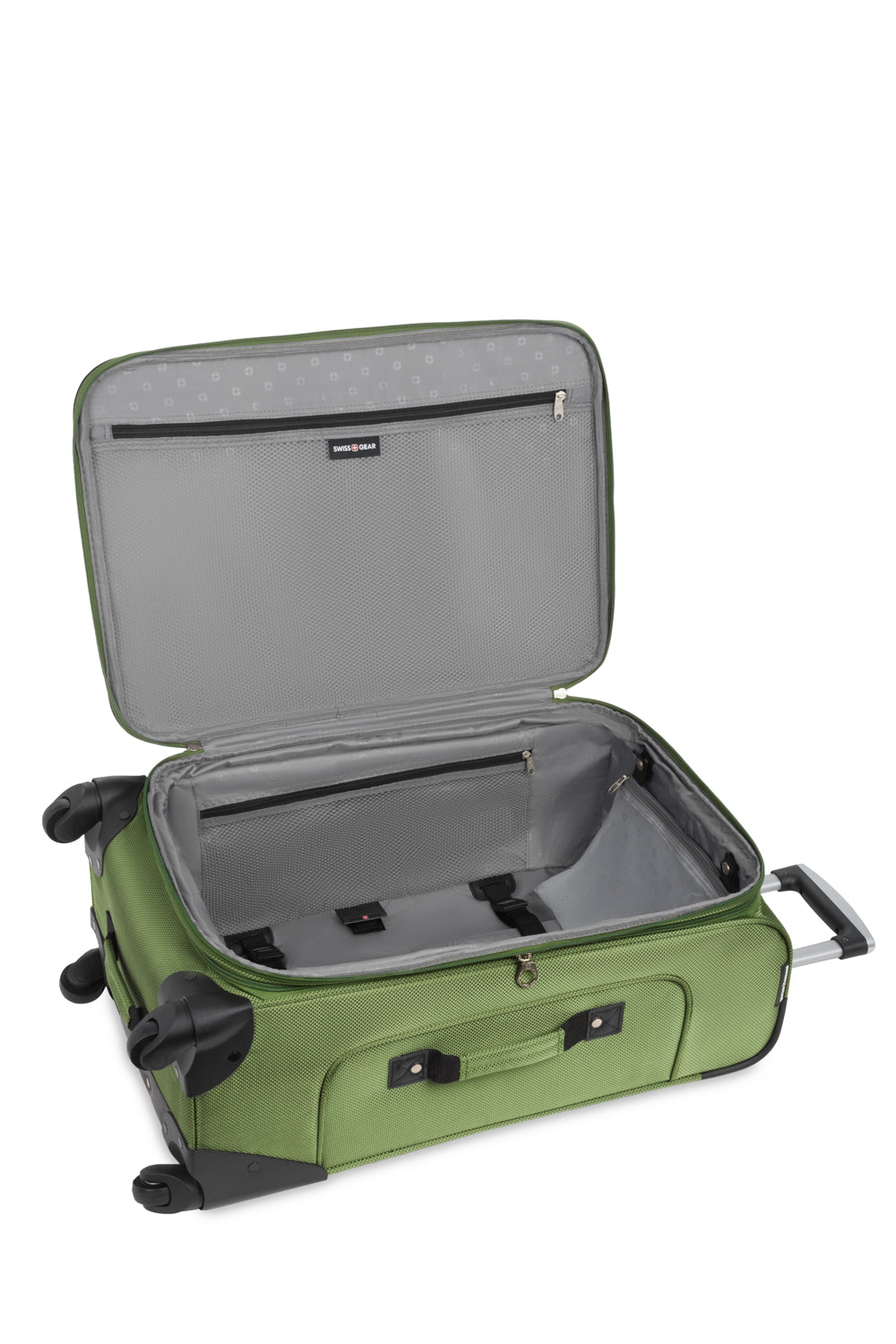 SWISSGEAR - Sion Medium Checked Spinner - Evergreen - 04