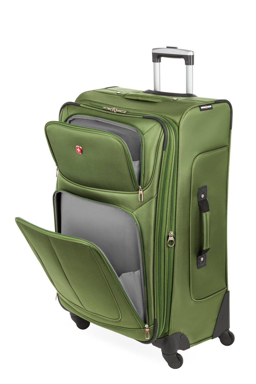SWISSGEAR - Sion Large Checked Spinner - Evergreen - 12