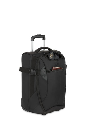 Swissgear 6532 2pc Rolling Duffel Bag Set - Black Compression straps help keep contents secured