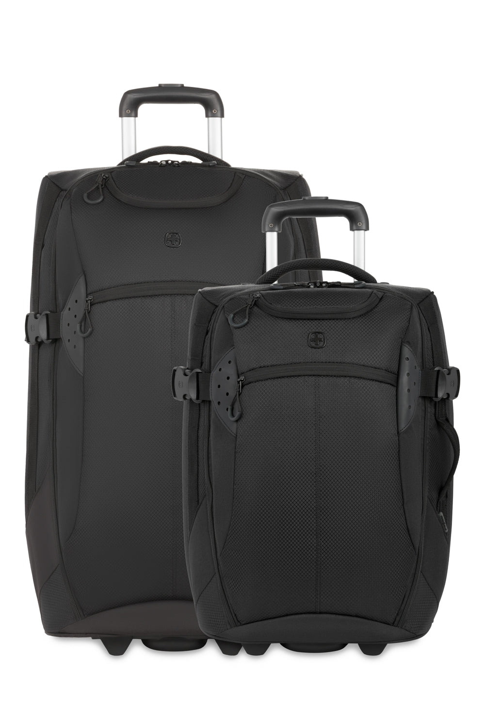 Apex Exec Rolling Duffel Bag 2 Piece Set - Black