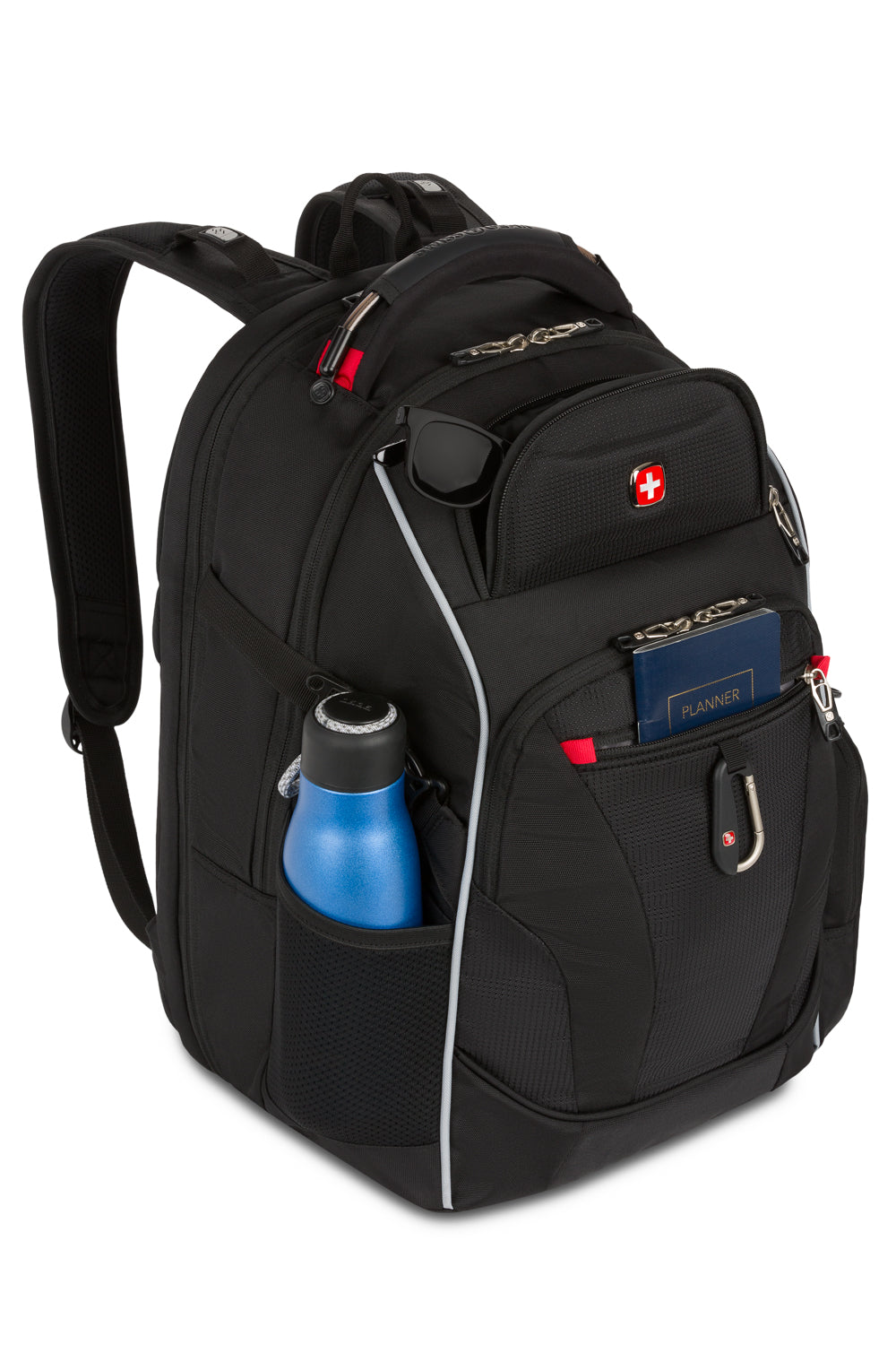 SWISSGEAR - Endure ScanSmart Laptop Backpack - Black - 12