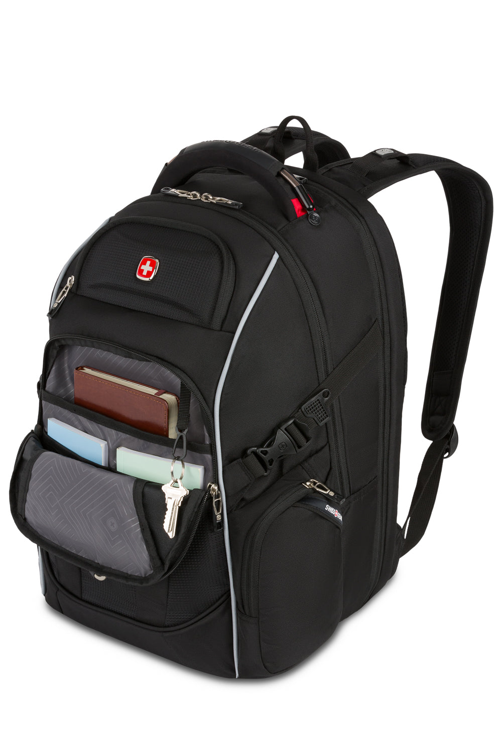 SWISSGEAR - Endure ScanSmart Laptop Backpack - Black - 05