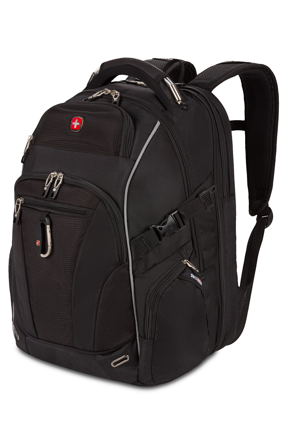 SWISSGEAR - Endure ScanSmart Laptop Backpack - Black/Black - 01