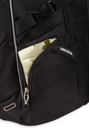 Swissgear 6752 ScanSmart Laptop Backpack - Side zippered accessory pocket