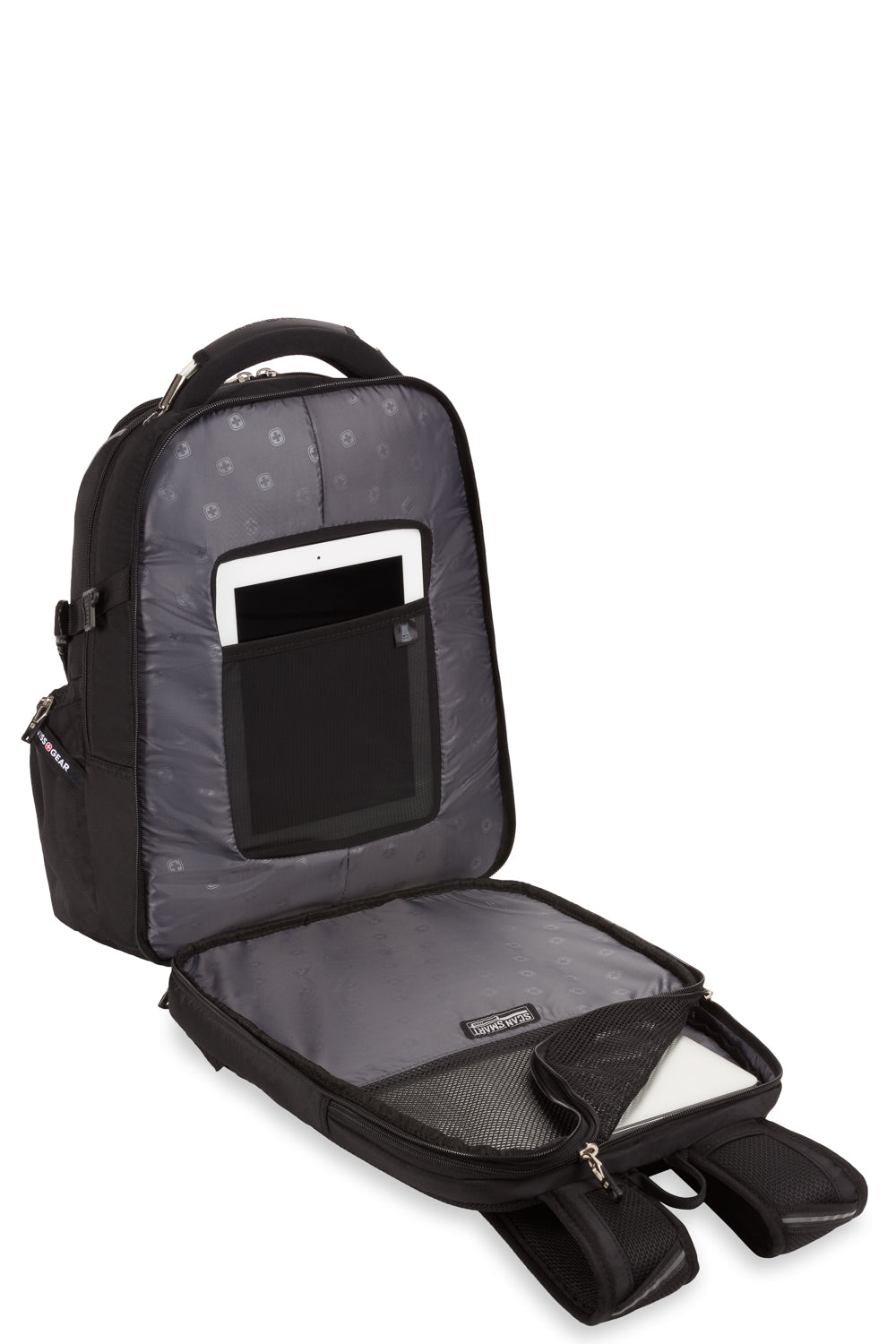SWISSGEAR - Endure ScanSmart Laptop Backpack - Black/Black - 06