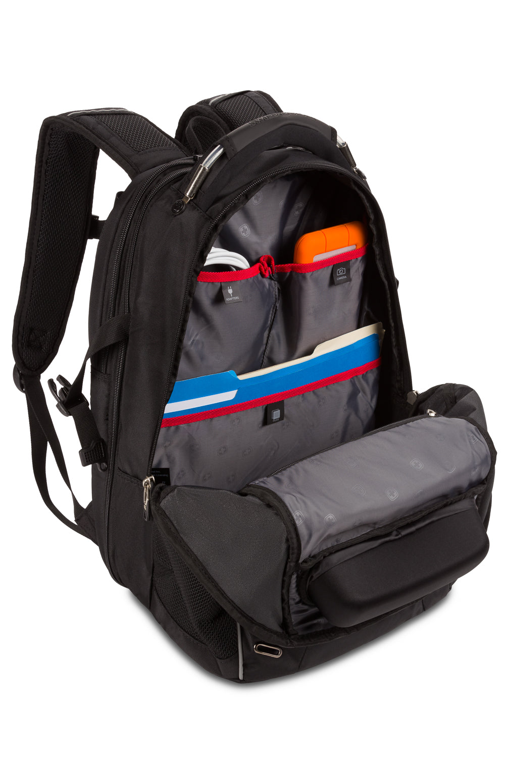 SWISSGEAR - Endure ScanSmart Laptop Backpack - Black/Black - 05