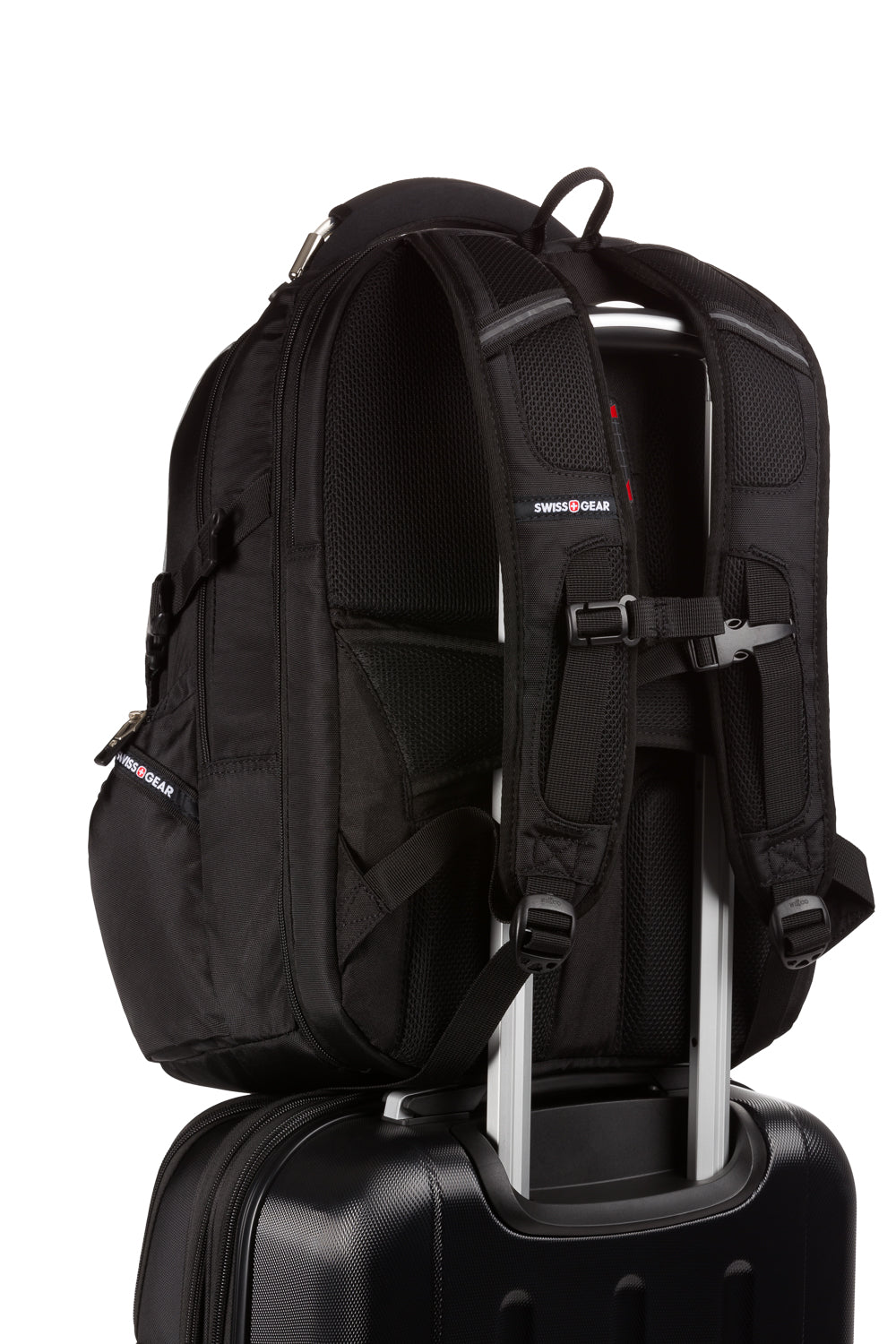 SWISSGEAR - Endure ScanSmart Laptop Backpack - Black/Black - 08