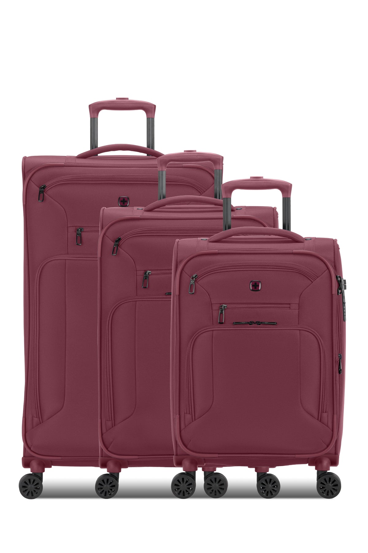 SWISSGEAR - Sion Reserve 3-Piece Spinner Set - Pomegranate - 03