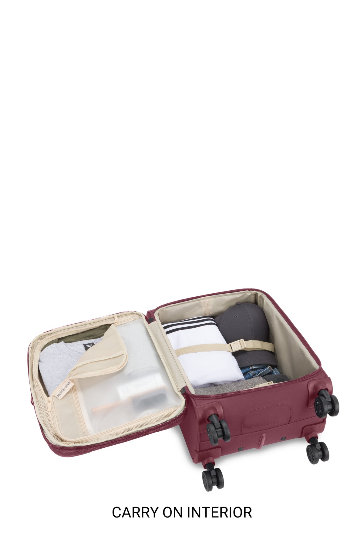 SWISSGEAR - Sion Reserve 3-Piece Spinner Set - Pomegranate - 04