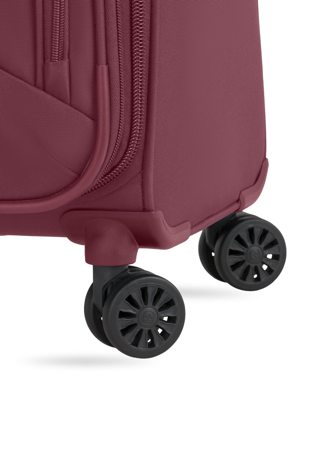 SWISSGEAR - Sion Reserve Medium Checked Spinner - Pomegranate - 14