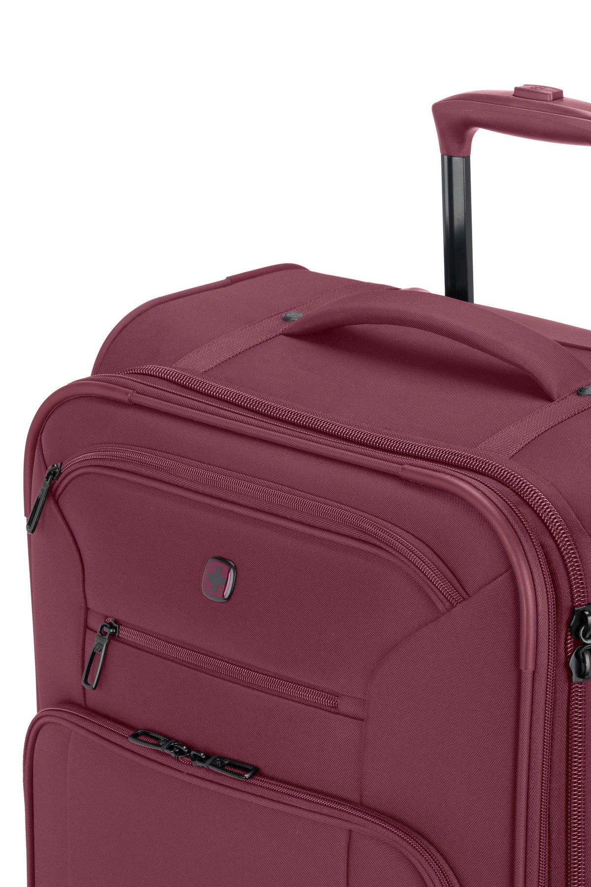 SWISSGEAR - Sion Reserve Medium Checked Spinner - Pomegranate - 15
