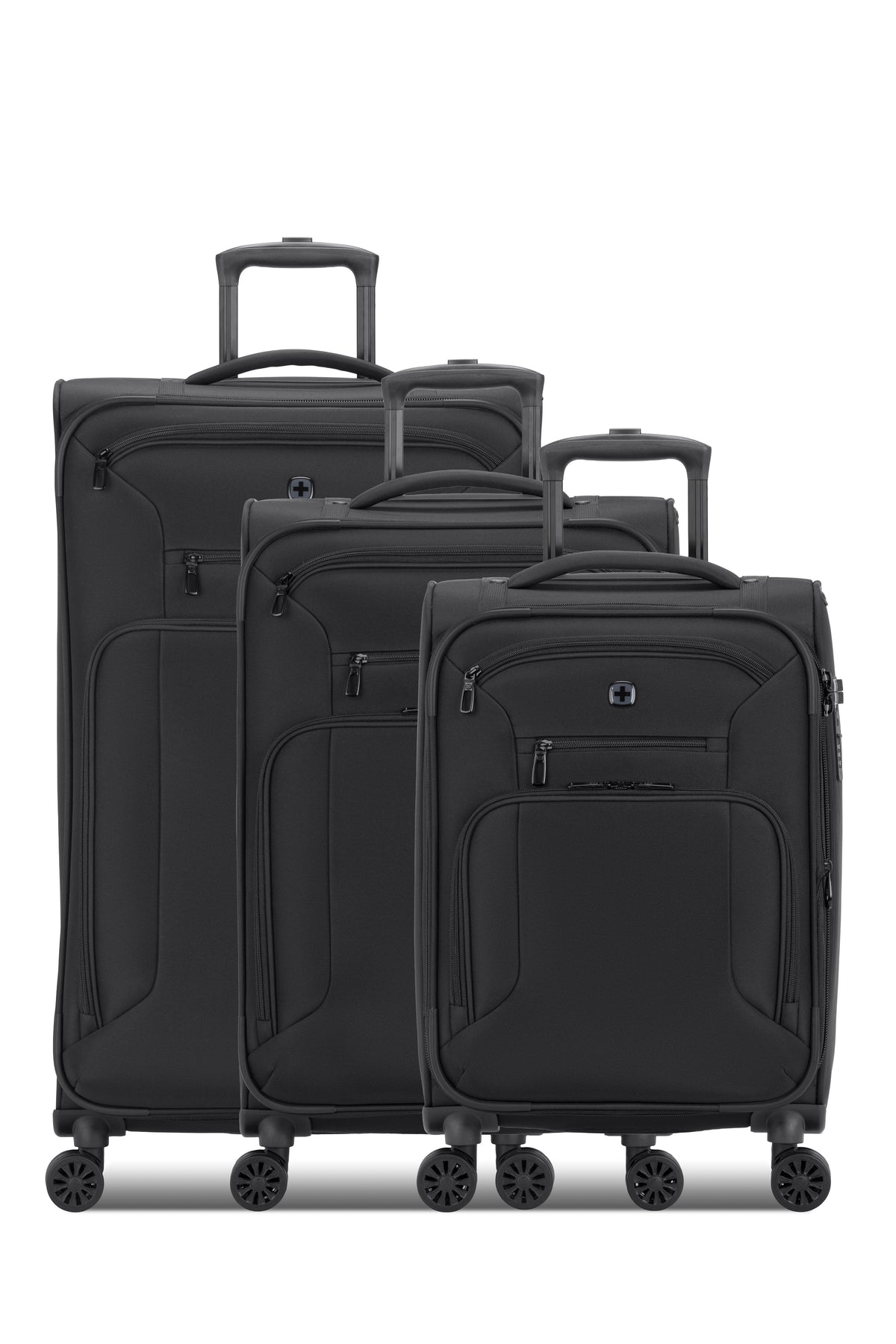 SWISSGEAR - Sion Reserve 3-Piece Spinner Set - Black - 03
