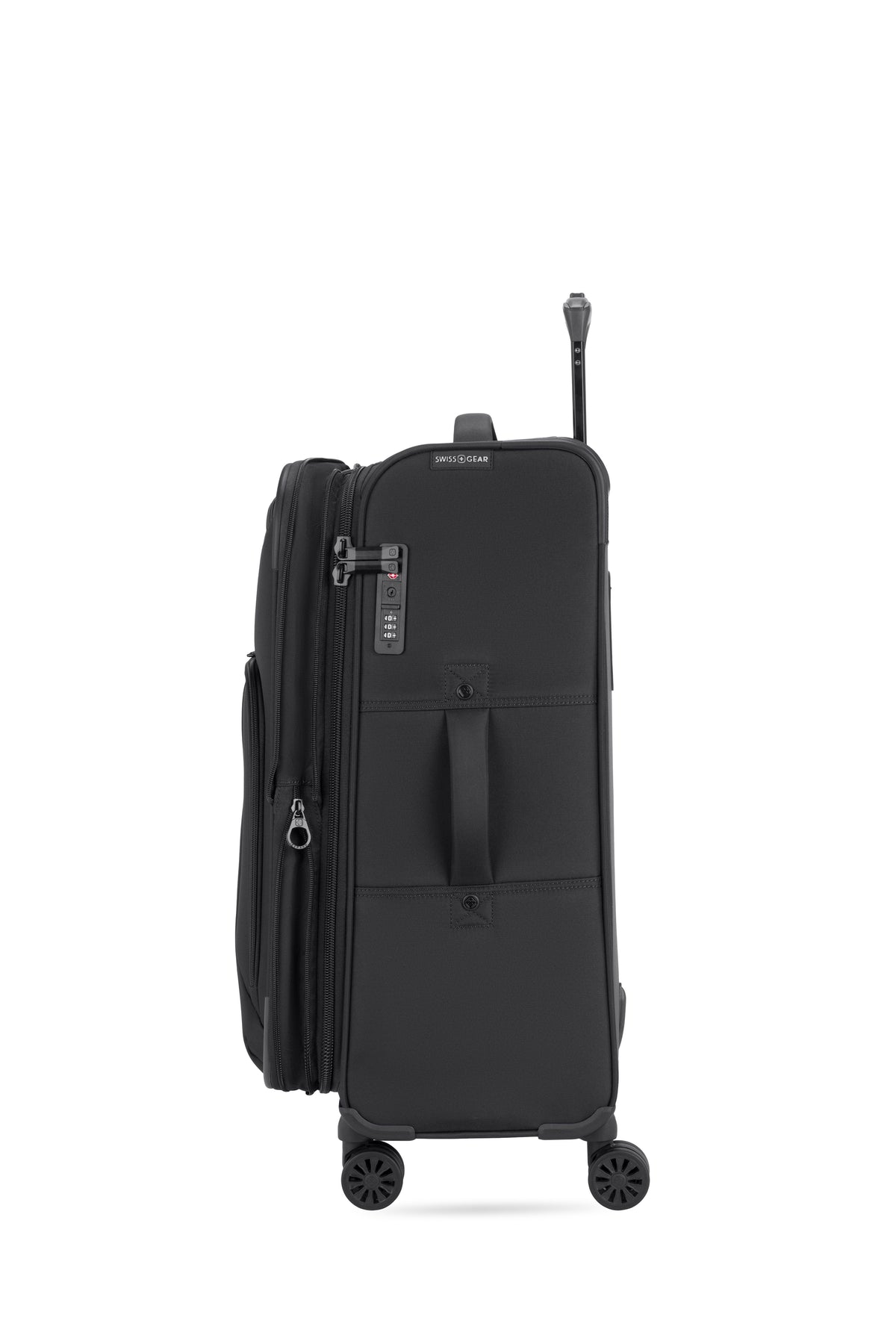 SWISSGEAR - Sion Reserve Medium Checked Spinner - Black - 08