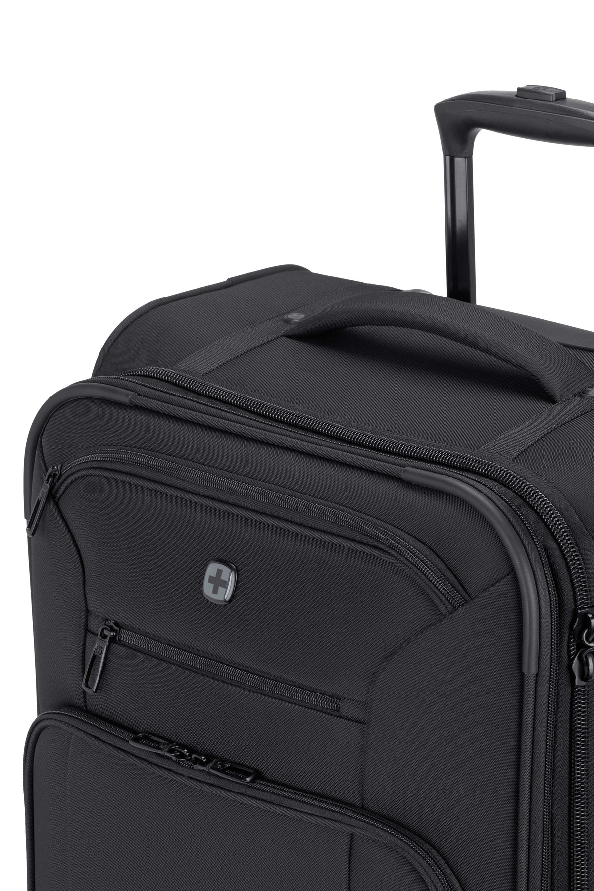 SWISSGEAR - Sion Reserve Medium Checked Spinner - Black - 15