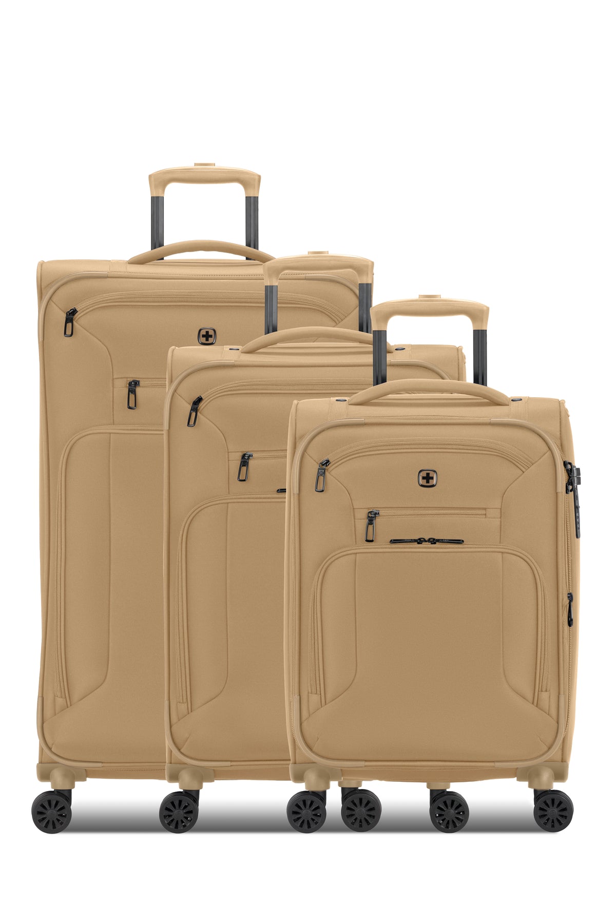 SWISSGEAR - Sion Reserve 3-Piece Spinner Set - Caramel - 03