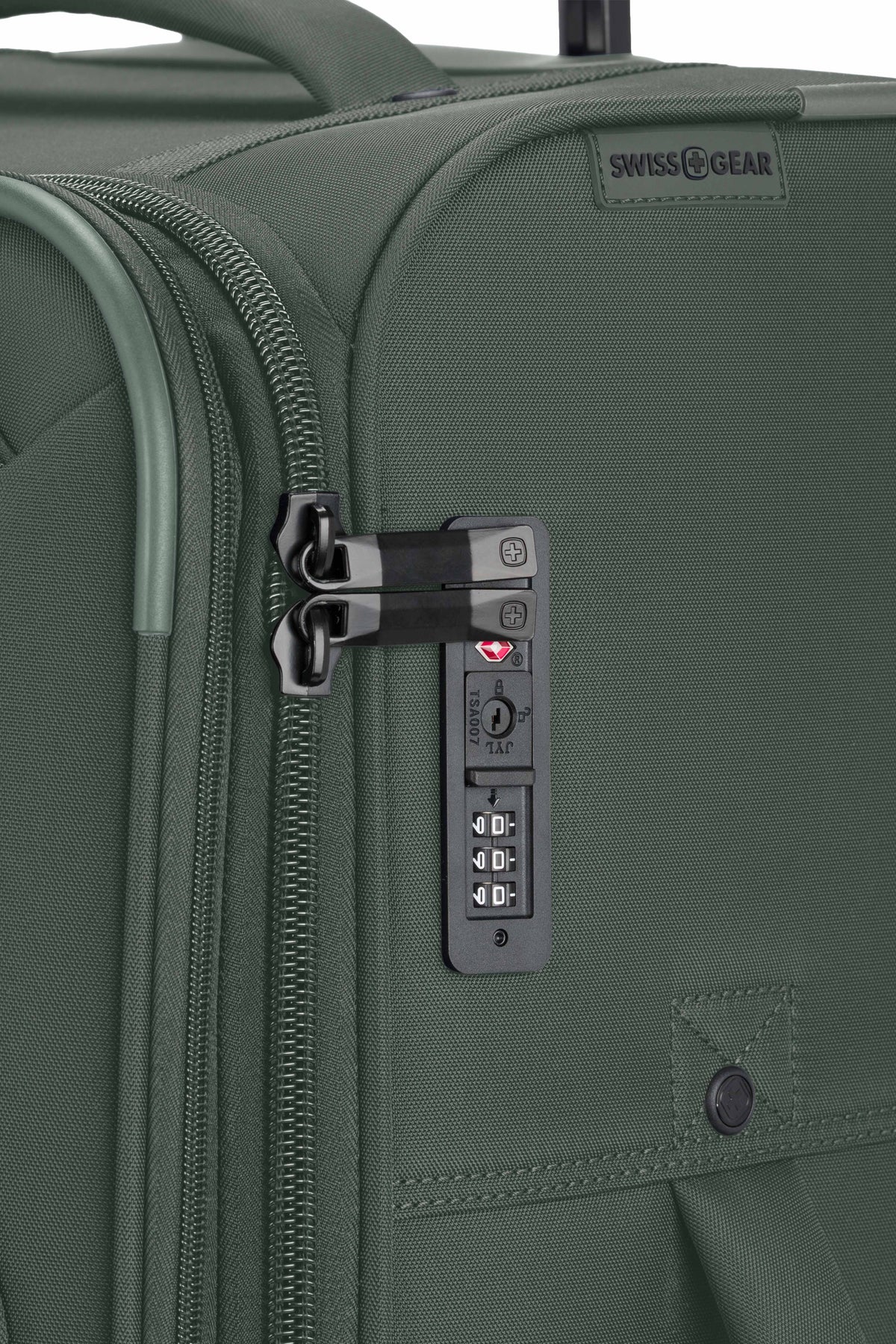 SWISSGEAR - Sion Reserve Medium Checked Spinner - Evergreen - 10