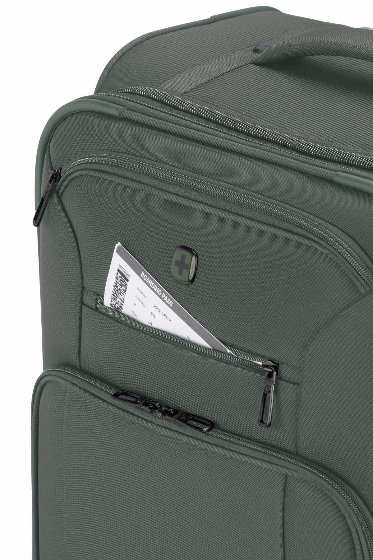 SWISSGEAR - Sion Reserve Medium Checked Spinner - Evergreen - 09