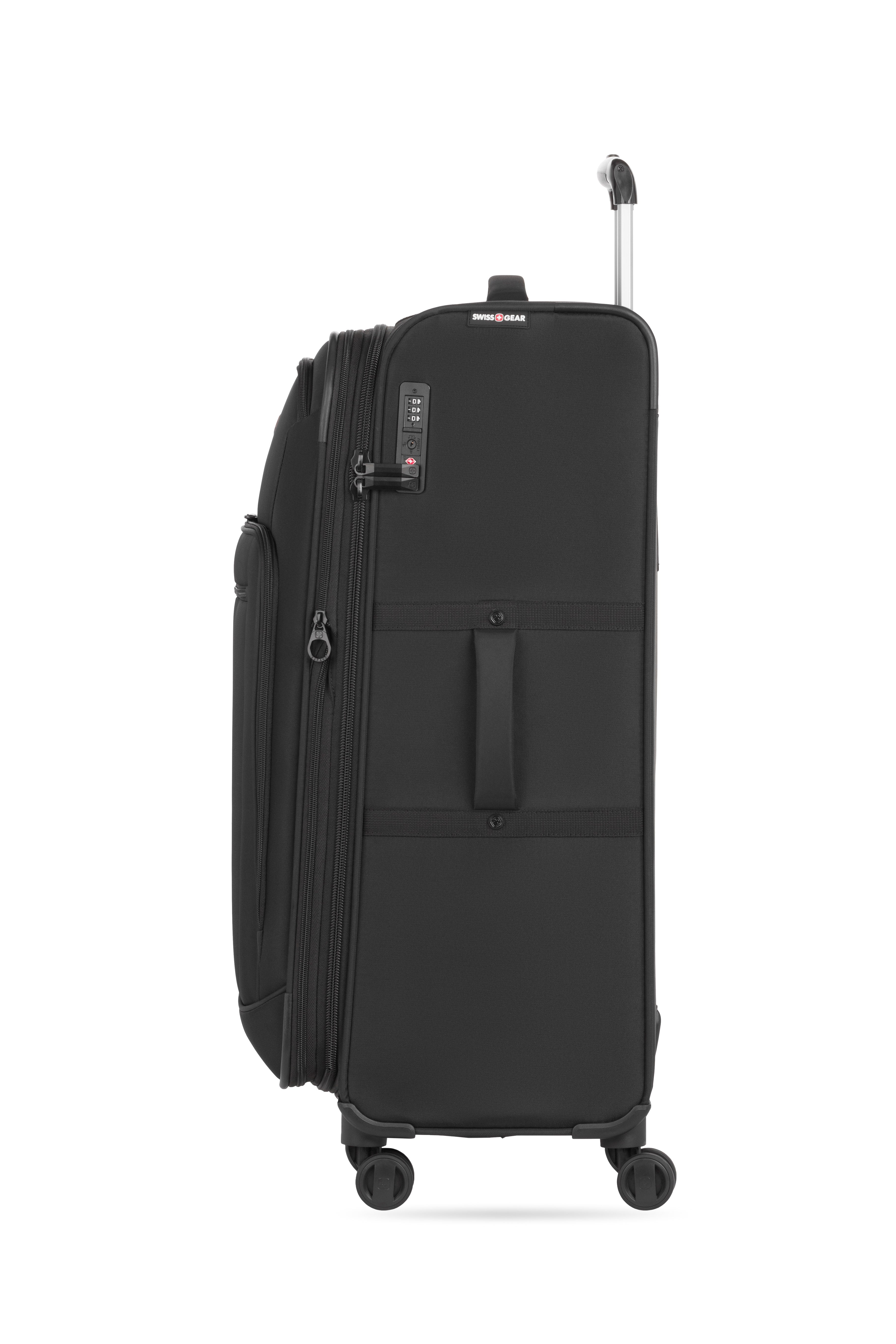 SWISSGEAR 7070 Expandable Spinner 3 Piece Luggage Set - Black