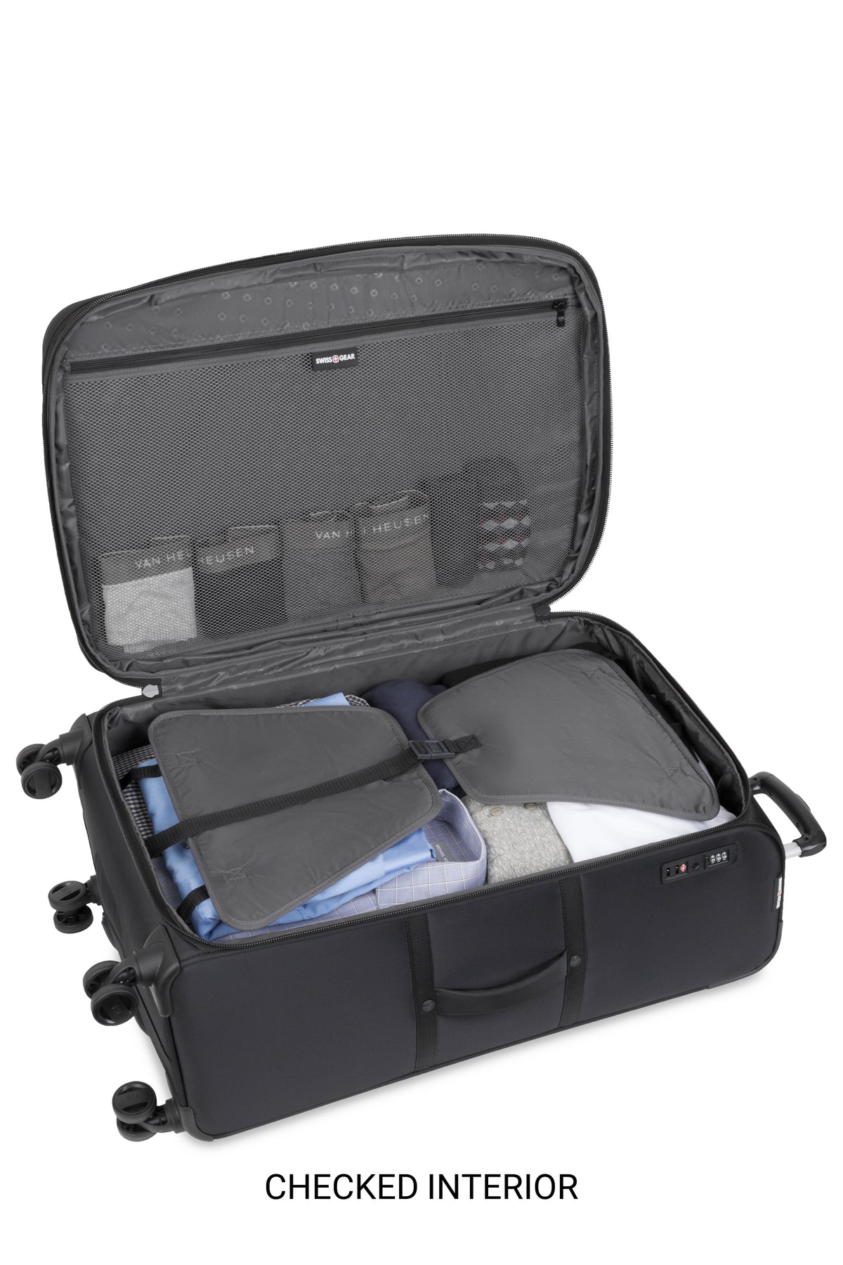 SWISSGEAR - Zurich 3-Piece Spinner Set - Black - 04