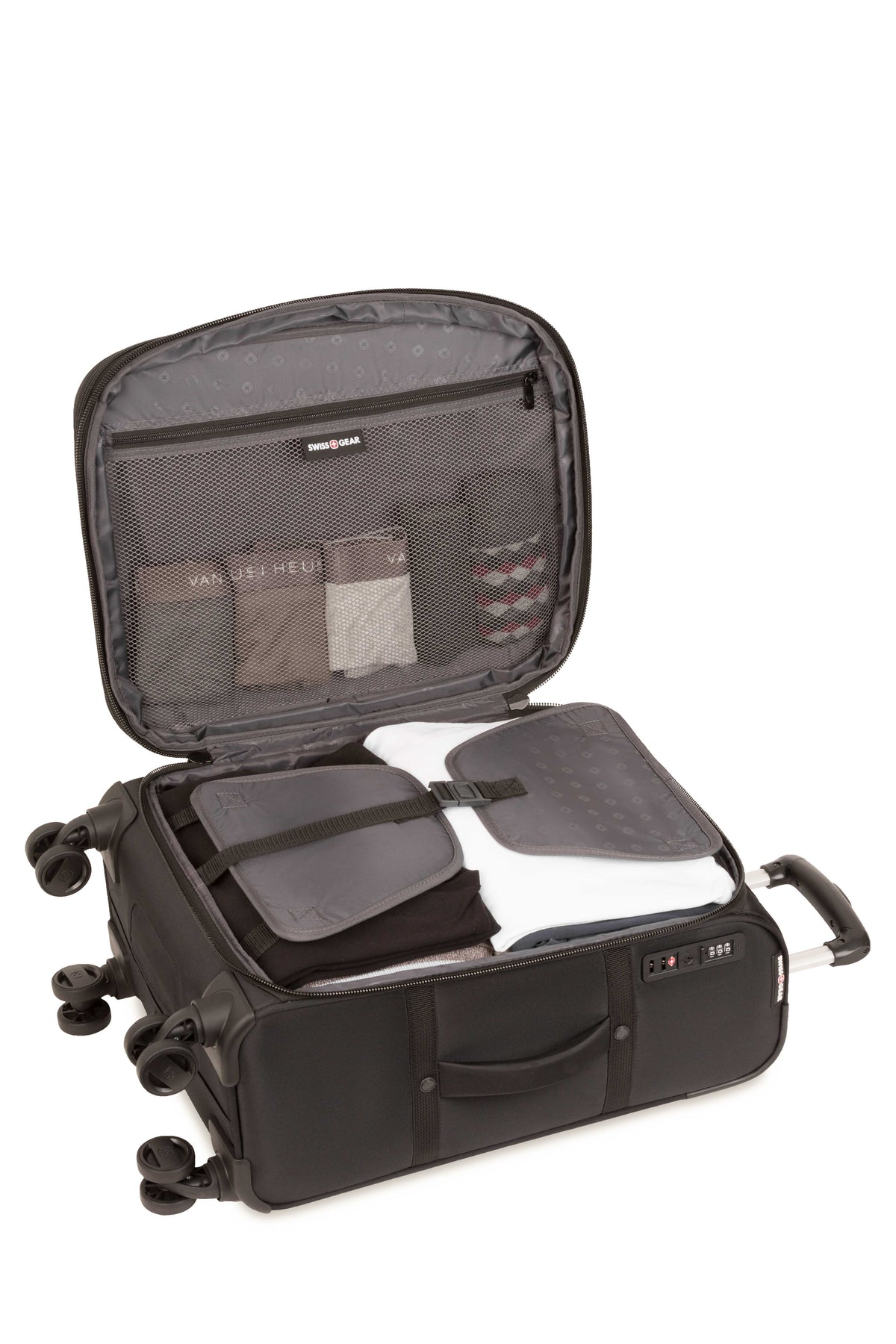 SWISSGEAR - Zurich Carry-On Spinner - Black - 04