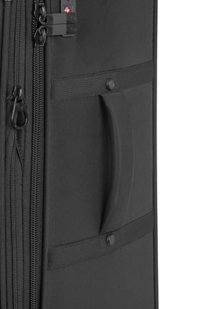 SWISSGEAR 7070 Medium Expandable Spinner has a reinforced padded side handle
