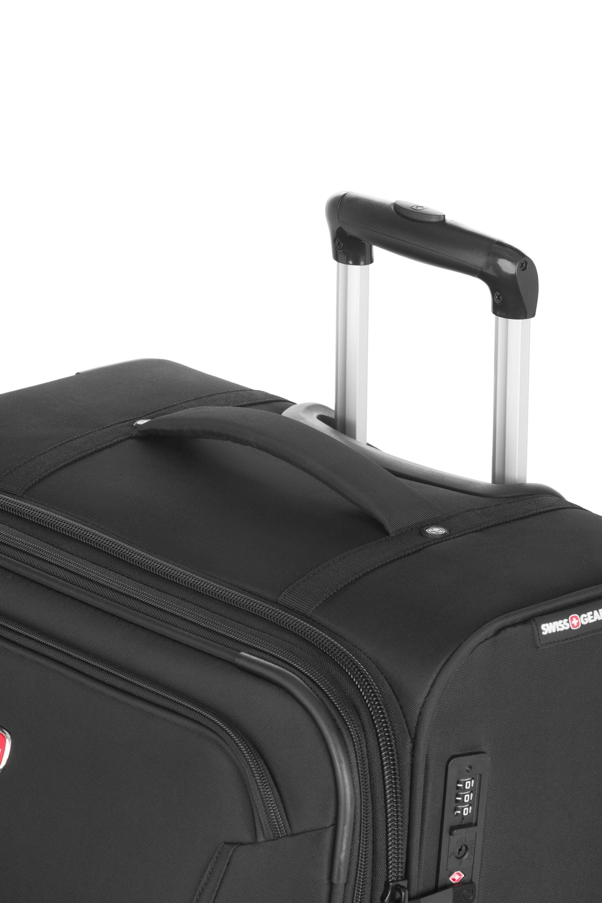 SWISSGEAR - Zurich Large Checked Spinner - Black - 11