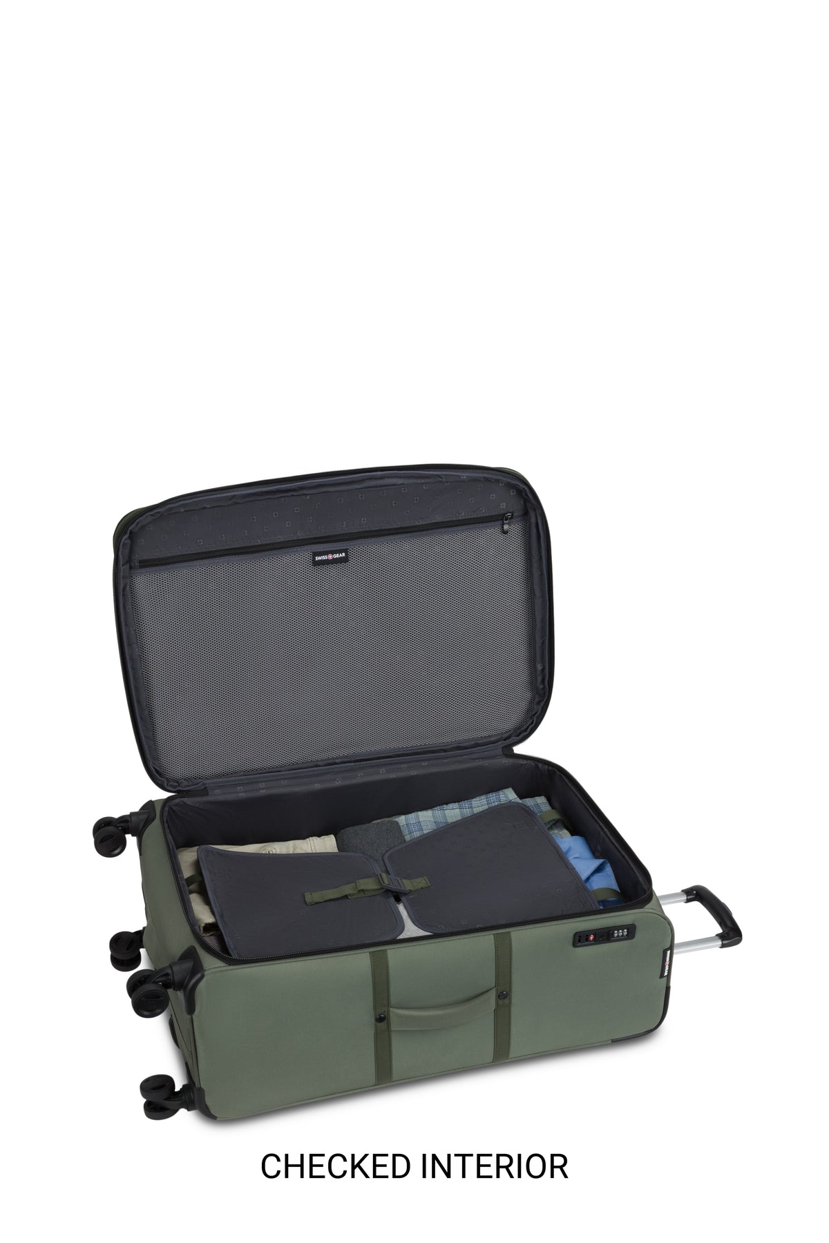 SWISSGEAR - Zurich 3-Piece Spinner Set - Green - 05