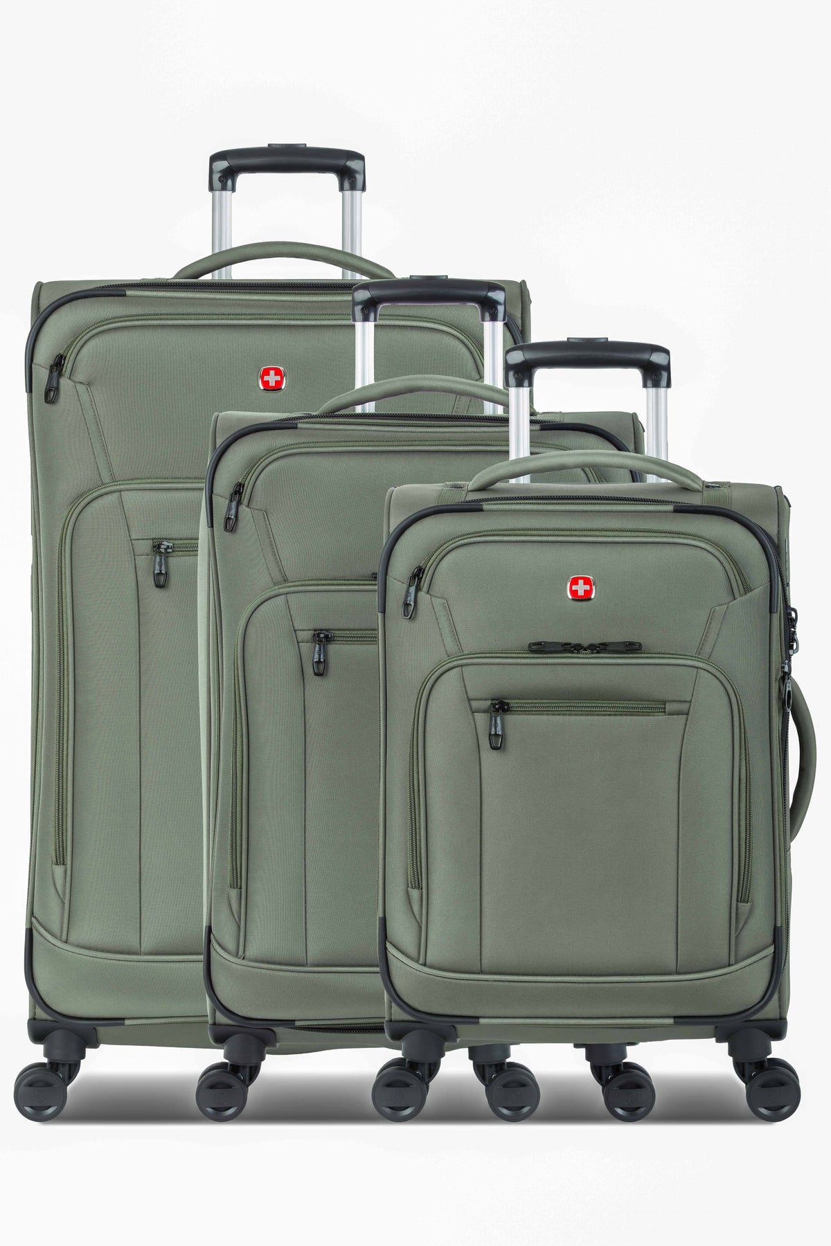 SWISSGEAR - Zurich 3-Piece Spinner Set - Green - 11
