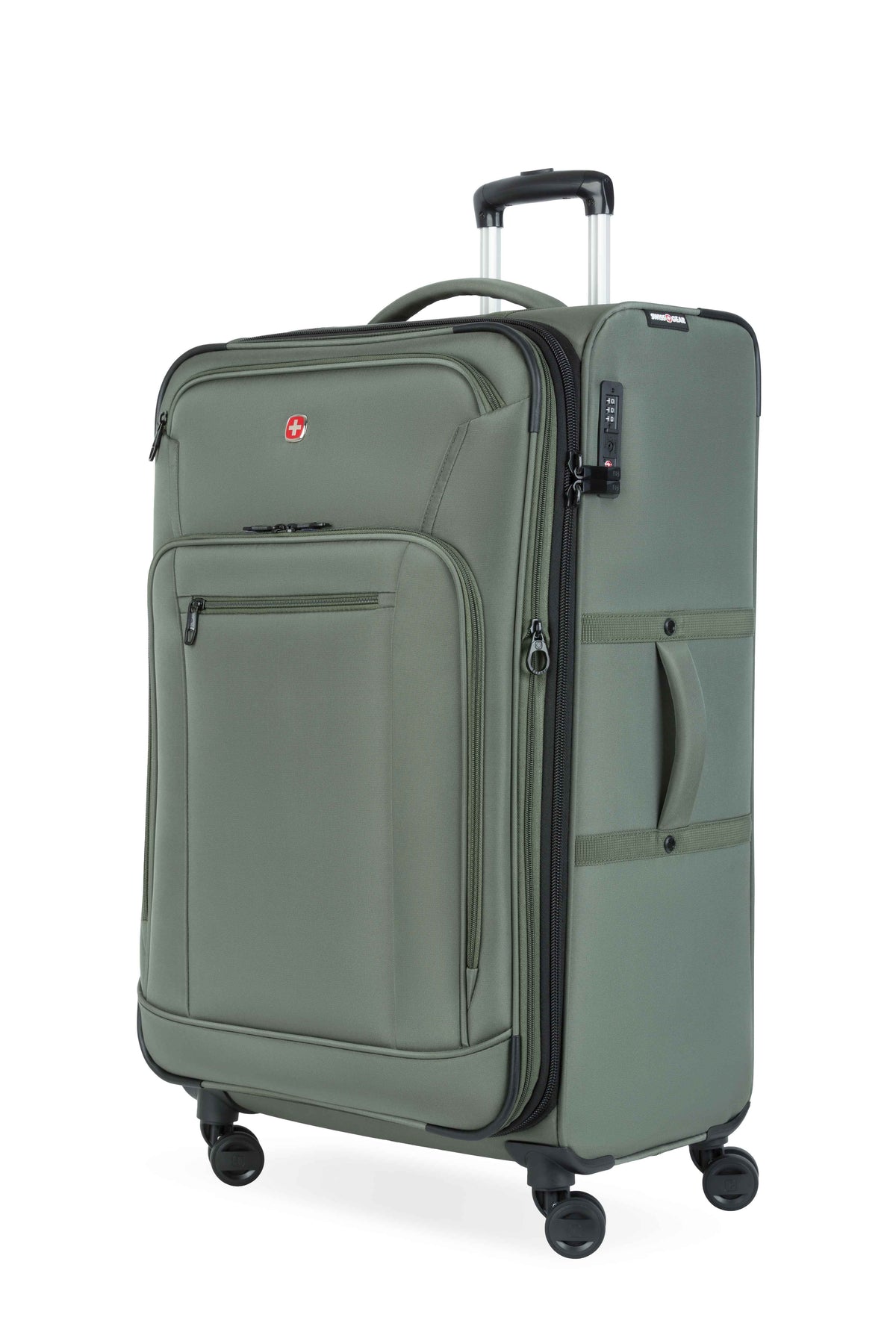 SWISSGEAR - Zurich Large Checked Spinner - Green - 01